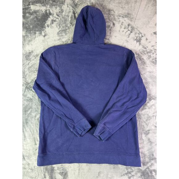 Y2K Under Armour Detroit Tigers MLB Hoodie L‎ Blue Pullover Fleece - Picture 3 of 6